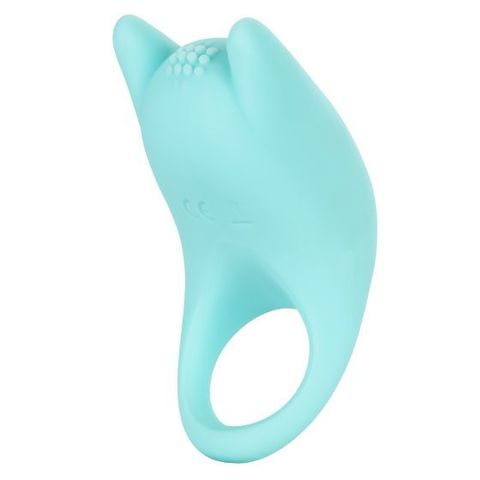 Нежно-голубое перезаряжаемое эрекционное кольцо Silicone Rechargeable Dual Exciter Enhancer - California Exotic Novelties Couples Enhancers SE-1841-15-3