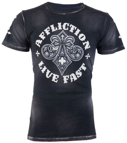 Affliction | Футболка мужская ROYALE Black A6187 перед