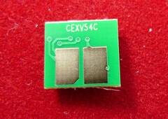 Чип Canon iR C3025/C3025i (C-EXV54C) Cyan, 8.5K (ELP Imaging®)