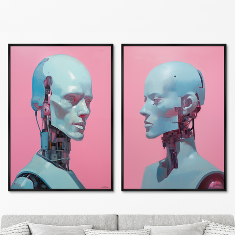ArtNoMore - Набор из 2-х репродукций картин на холсте Vibe collection, Beloved, 2024г.