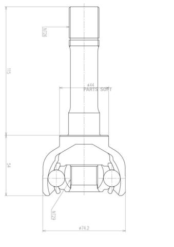 ШРУС внешний  NKN  N-5979-2HO