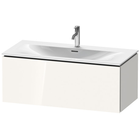 Duravit L-Cube Тумба подвесная под раковину # 234410, 1 выдвижное отделение, 400x1020x481мм, цвет White High Gloss LC613802222