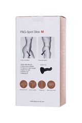 Черный стимулятор для пар P&G-Spot Dildo Size M - 18 см. - 