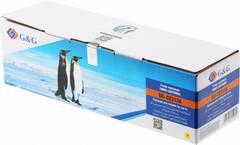 Тонер-картридж G&G, аналог HP CE312A/126A/Canon 729 желтый 1k с чипом