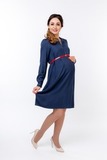 Платье для беременных и кормящих 10011 индиго