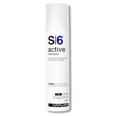 NAPURA Active S6  Шампунь для раздраженной кожи (против перхоти) SLS free (200 мл)