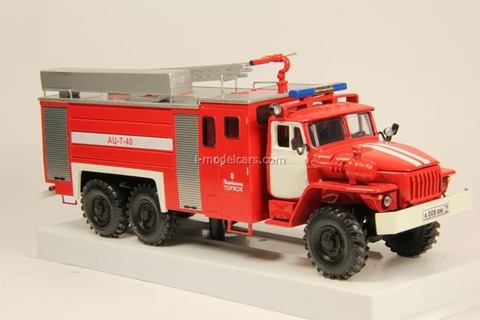 Ural-4320 AC-7-40 Fire fighting tanker 6x6 LOMO-AVM 1:43