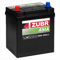 Аккумулятор ZUBR Premium Asia (40Ah, 300A, L+) ZPA401