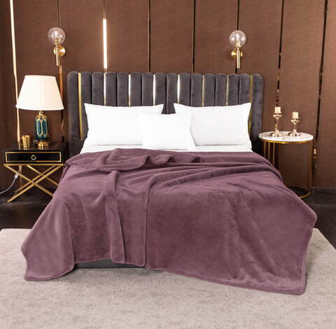 Покрывало 220x240 Sofi De MarkO Аурелия пурпурное