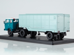 KAZ-608V with semitrailer ODAZ-794 blue-turquoise 1:43 Start Scale Models (SSM)