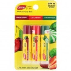 Carmex, Ежедневный бальзам для губ, SPF 15, разные вкусы, 3 шт. (4,25 г)