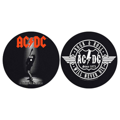 Слипмат Для Проигрывателя Виниловых Пластинок (AC/DC - Let There Be Rock + Rock & Roll Will Never Die)