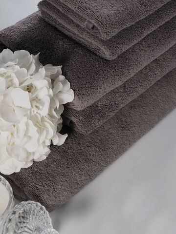 Набор полотенец 5шт Claire Batiste Atelier Ile темный серо-коричневый