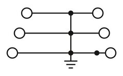 PT 2,5-3PE-Заземляющая клемма