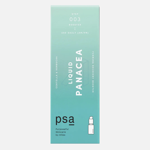 PSA LIQUID PANACEA Centella & Kombucha Firming Recovery Booster Укрепляющий восстанавливающий бустер с центеллой и комбучей, 15 мл