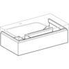 Шкафчик для раковины Geberit Xeno² с полкой, с одним выдвижным ящиком: B=88см, H=22см, T=46.2см, Серый / Матовое покрытие