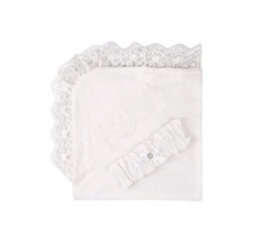 Плед велюровый "Кружевной" ПД 703 (какао)