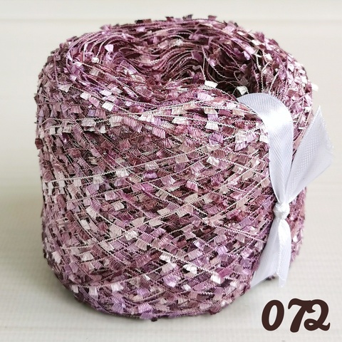 Пряжа бобинная фантазийная Реснички, 072 Мультиколор