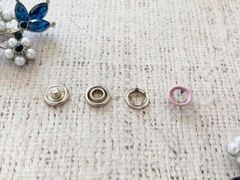 Кнопки рубашечные, пр-во Китай, d 9,5 мм, розовый