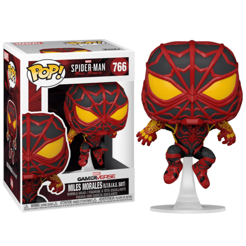 Фигурка Funko POP! Marvel. Spider-Man: Miles Morales (S.T.R.I.K.E. Suit) (766)