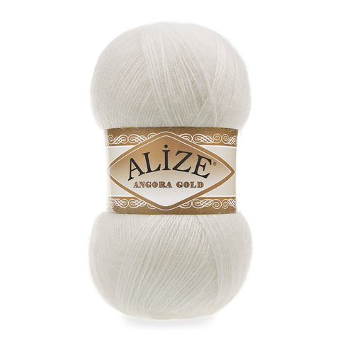 Пряжа Alize Angora Gold 450 жемчужный