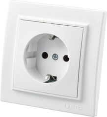 ZERA Розетка 10А бел 700 0200 217 EGP