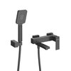 Cezares SLIDER-VD-GM SLIDER-VD-GM Смеситель для ванны и душа однорычажный в комплекте с ручным душем, шлангом и держателем, оружейная сталь