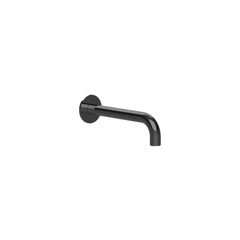 Almar E098007.AB Almar Излив настенный 24 cм для ванны с круглым отражателем, цвет черный металл брашированный PVD фото