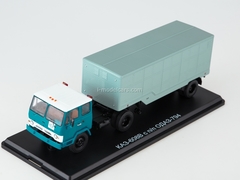 KAZ-608V with semitrailer ODAZ-794 blue-turquoise 1:43 Start Scale Models (SSM)