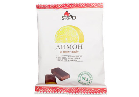 Конфеты школадные Sand "Лимон в шоколаде", 135г