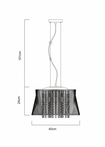 Подвесная люстра Arte Lamp INCANTO A4207SP-4CC