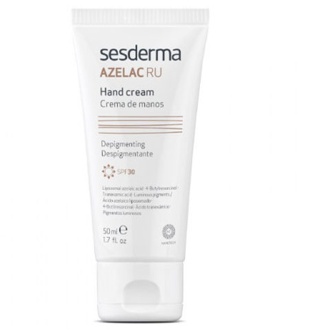 Sesderma AZELAC RU: Крем для рук депигментирующий SPF30 (Hand Cream SPF30)