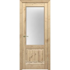 Купить Межкомнатная дверь массив дуба Порталини 2 остекление 1