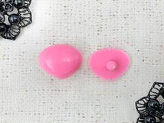 Пластиковый нос для игрушек винтовой, р. 2,8х2,3 см