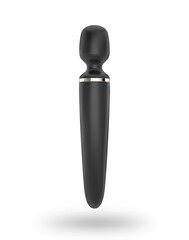 Черный вибратор Satisfyer Wand-er Woman