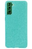 Силиконовый чехол блестящий Sparkle Case Блеск для Samsung Galaxy S21 FE (Зеленый)