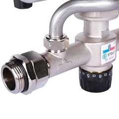 Stout насосно-смесительный узел с насосом Grundfos UPSO 25-65 и терм.клапаном 30-60° SDG-0120-007001