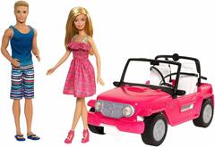Кукла Барби c Кеном в джипе Barbie