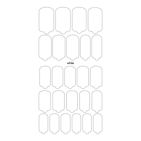 ПЛЕНКИ NAIL WRAPS WHITE