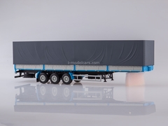 Semitrailer three-axle board MAZ-9758 1:43 AutoHistory