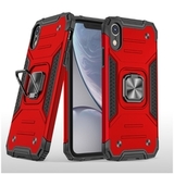 Противоударный чехол Strong Armour Case с кольцом для iPhone XR (Красный)