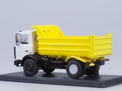 MAZ-5551 tipper later white-yellow Start Scale Models (SSM) 1:43