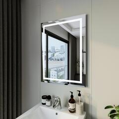 Зеркало Вега 60 с подсветкой LED, кнопочный выключатель