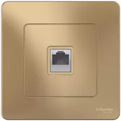 РОЗЕТКА С/У телефон. RJ11, титан BLNIS011004