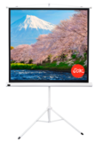 Экран для проектора S'OK SCPST-180x180 100'' 1:1 напольный, на треноге, матовый, белый