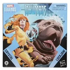 Фигурка Marvel Legends Inhumans: Crystal & Lockjaw (2 Pack)