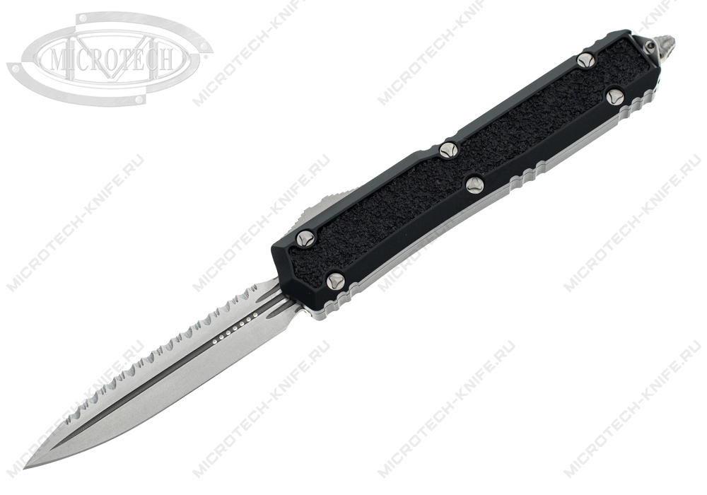 Нож Microtech Makora D/E Stonewashed 206-12S Full Serrated