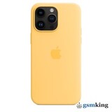 Apple Silicone Case with MagSafe iPhone 14 Pro Max Sunglow (Жёлтый) MPU03ZM/A