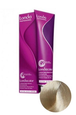 Стойкая крем-краска для волос LondaColor 12/89 Специальный блонд жемчужный сандрэ, Londa Professional, 60 мл