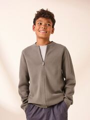 Толстовка на молнии для мальчика Next K84-008, Бежевый